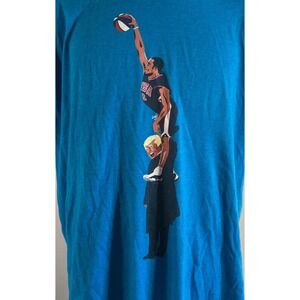 Mens Donald Trump USA Basketball Shoulders Dream Team Tshirt Blue XL